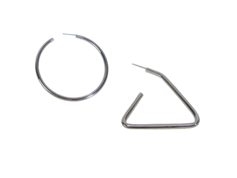 Triangle and Circle Wire Earrings | Erica Zap Designs