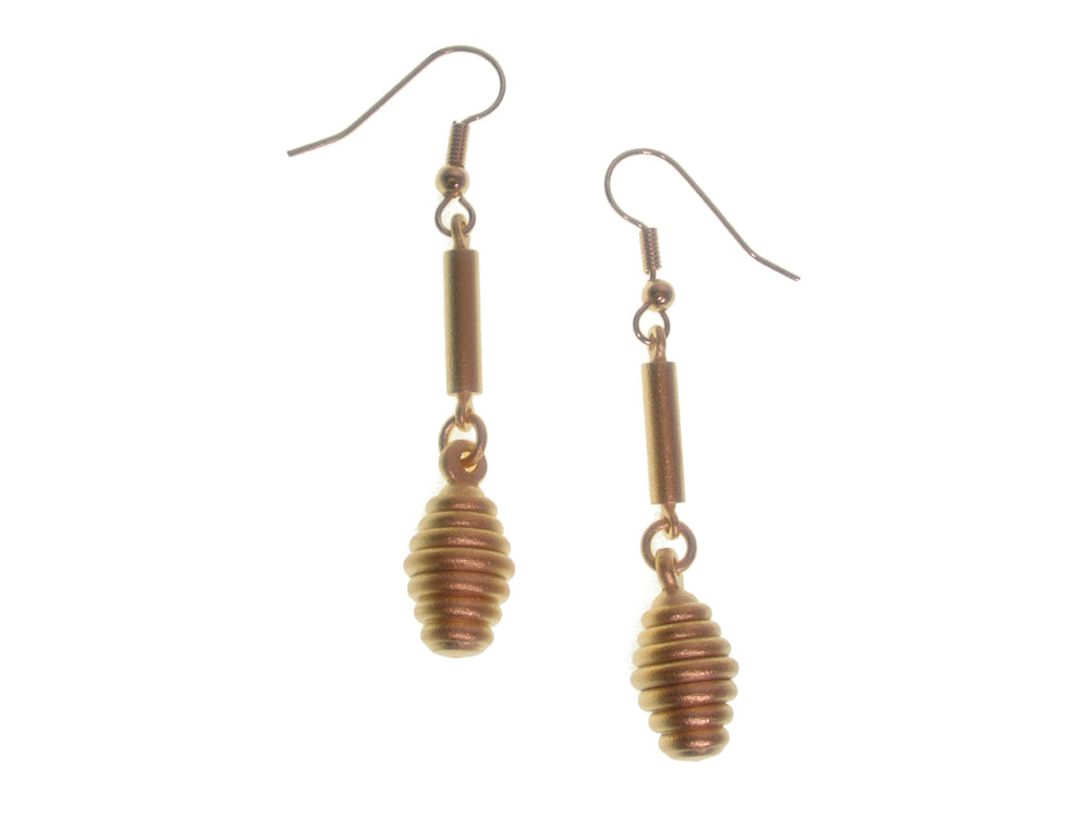Turned Drop Earrings | Erica Zap Designs