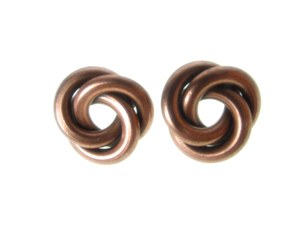 Metal Knot Earrings | Erica Zap Designs