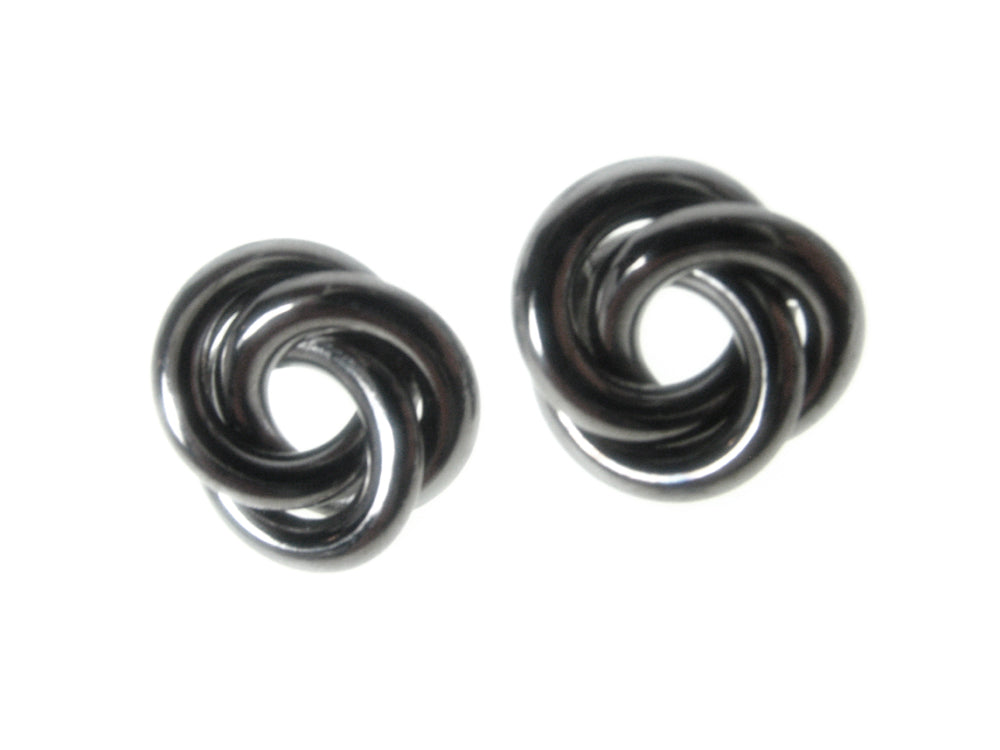 Metal Knot Earrings | Erica Zap Designs