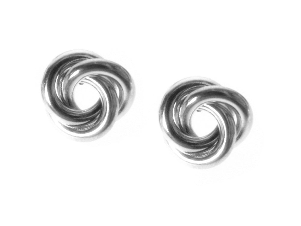Metal Knot Earrings | Erica Zap Designs