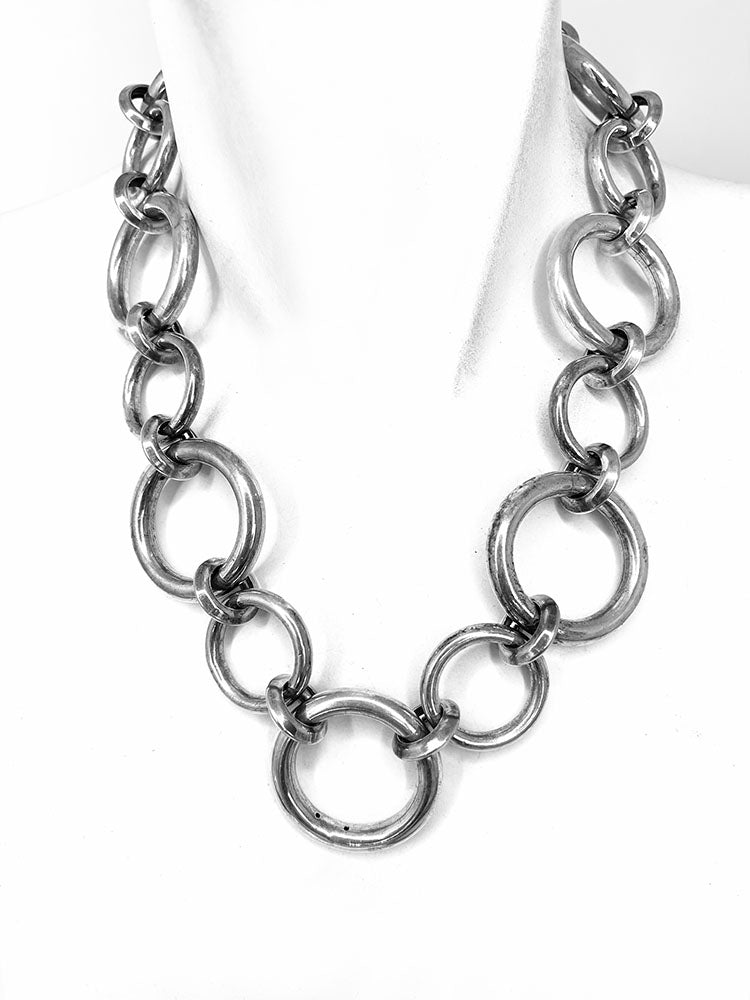 Multi Ring Sterling Necklace | Erica Zap Designs