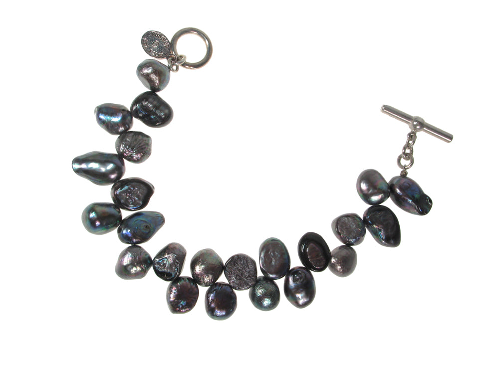 Peacock Pearl Bracelet | Erica Zap Designs