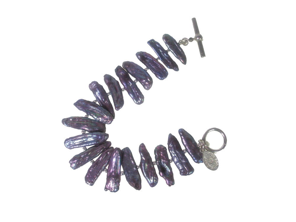 Biwa Stick Pearl Bracelet | Erica Zap Designs