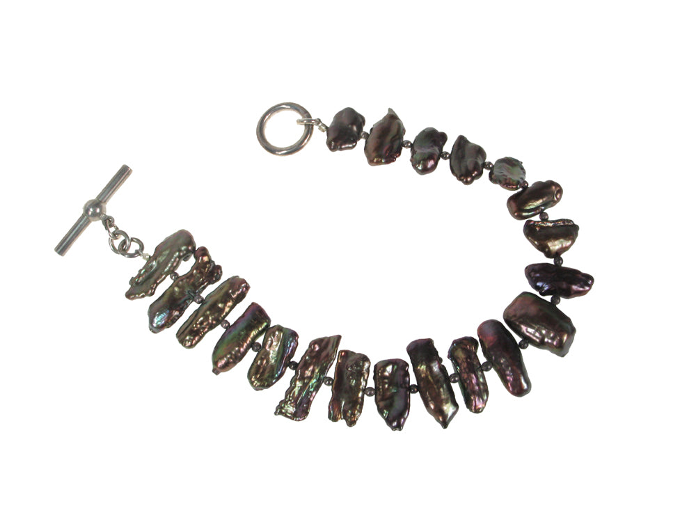 Biwa Stick Pearl Bracelet | Erica Zap Designs