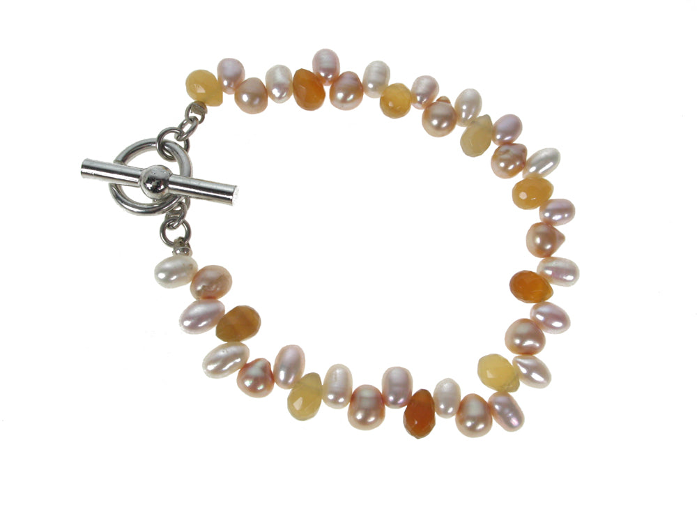 Small Zig Zag Pearl Bracelet | Erica Zap Designs