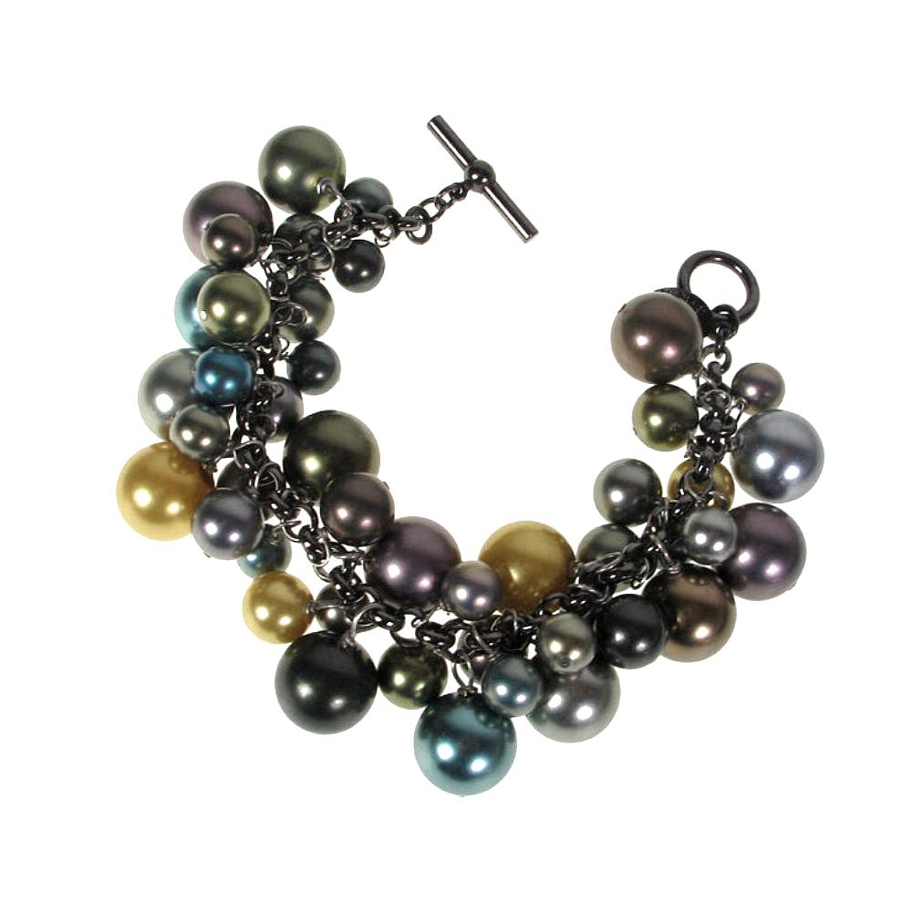 Faux Pearl Cluster Bracelet | Erica Zap Designs