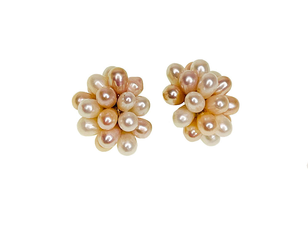Pearl Cluster Earrings | Erica Zap Designs