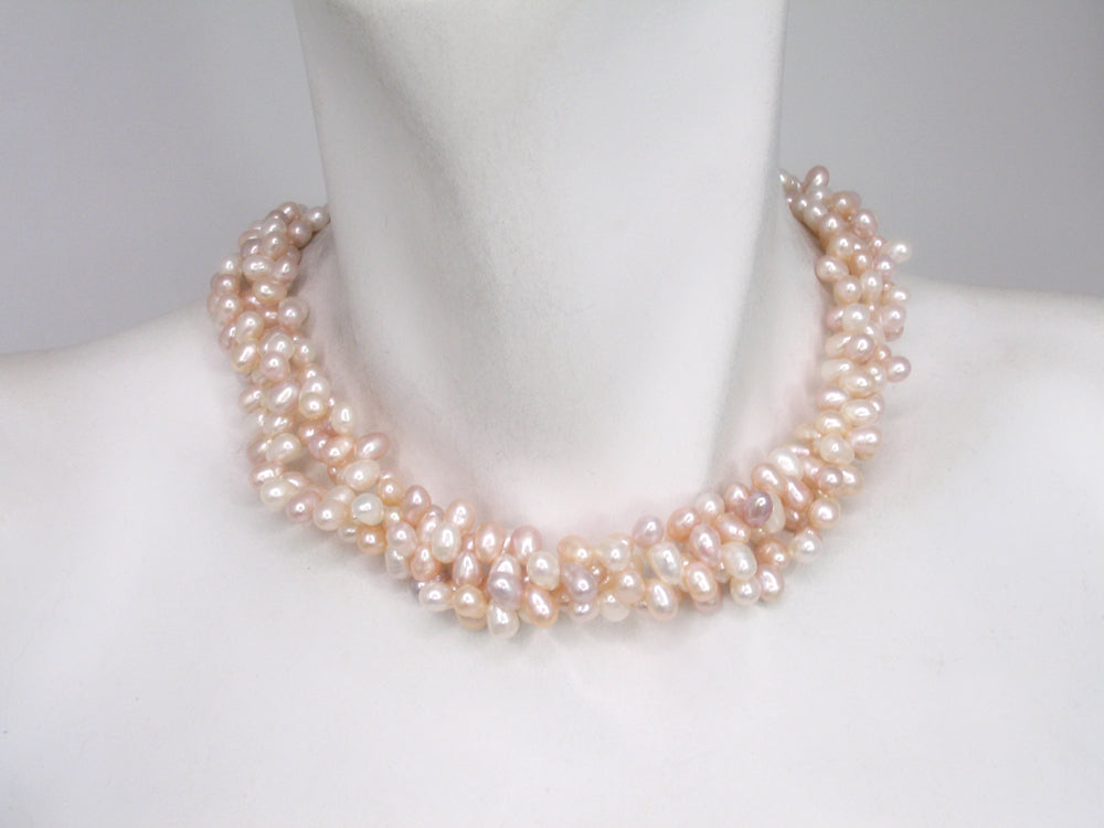 3-Strand Pearl Necklace | Erica Zap Designs