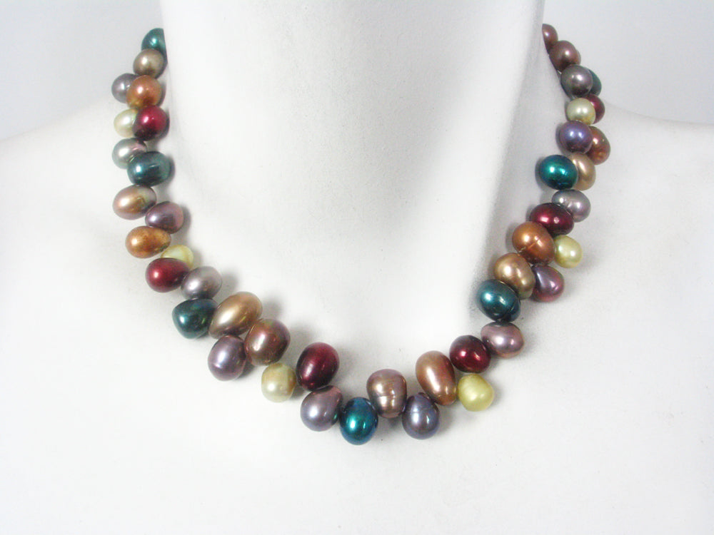Fall Mix Pearl Necklace | Erica Zap Designs