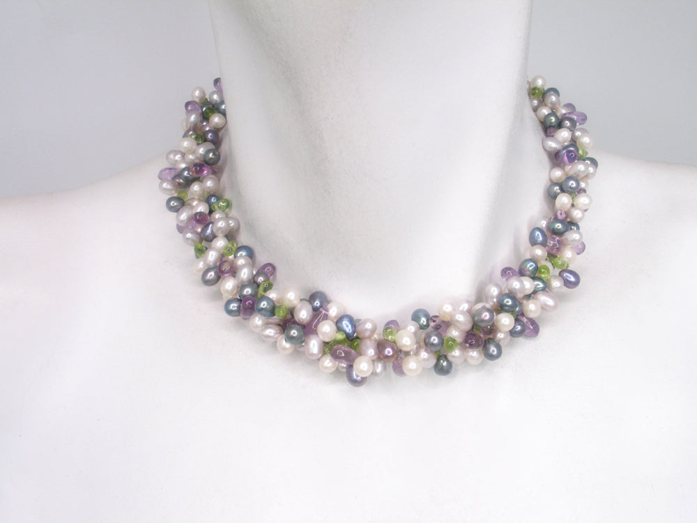 3-Strand Pearl Necklace | Erica Zap Designs