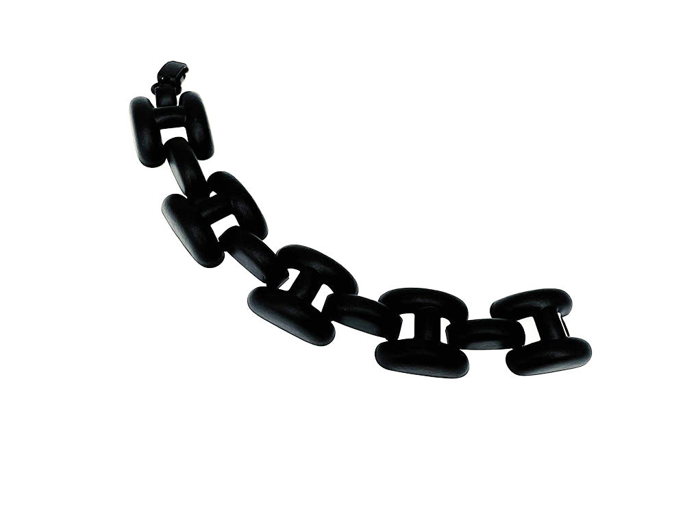 Black H-Link Chain Bracelet | Erica Zap Designs