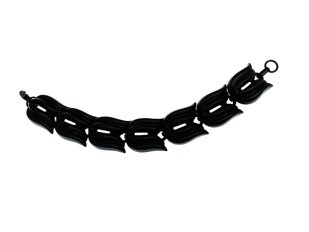Black Tulip Link Bracelet | Erica Zap Designs