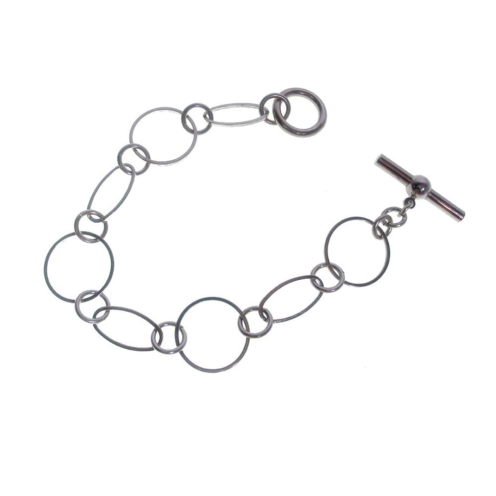 Circle and Oval Link Bracelet | Erica Zap Designs