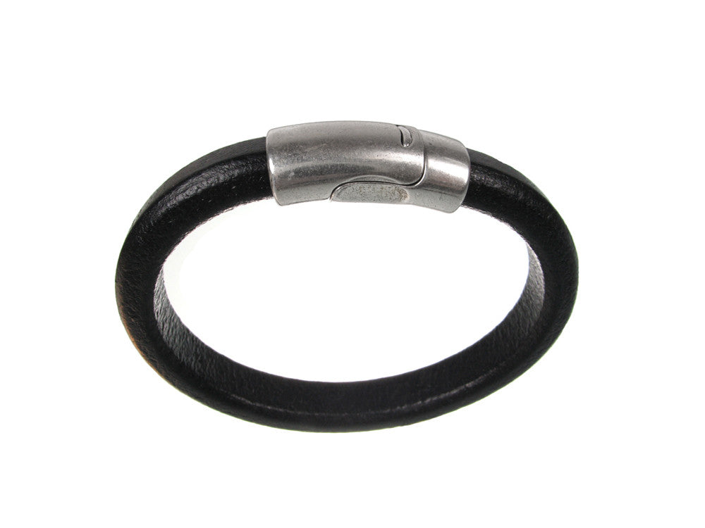Men's Leather Bracelet | Simple Magnetic Clasp | Erica Zap Designs