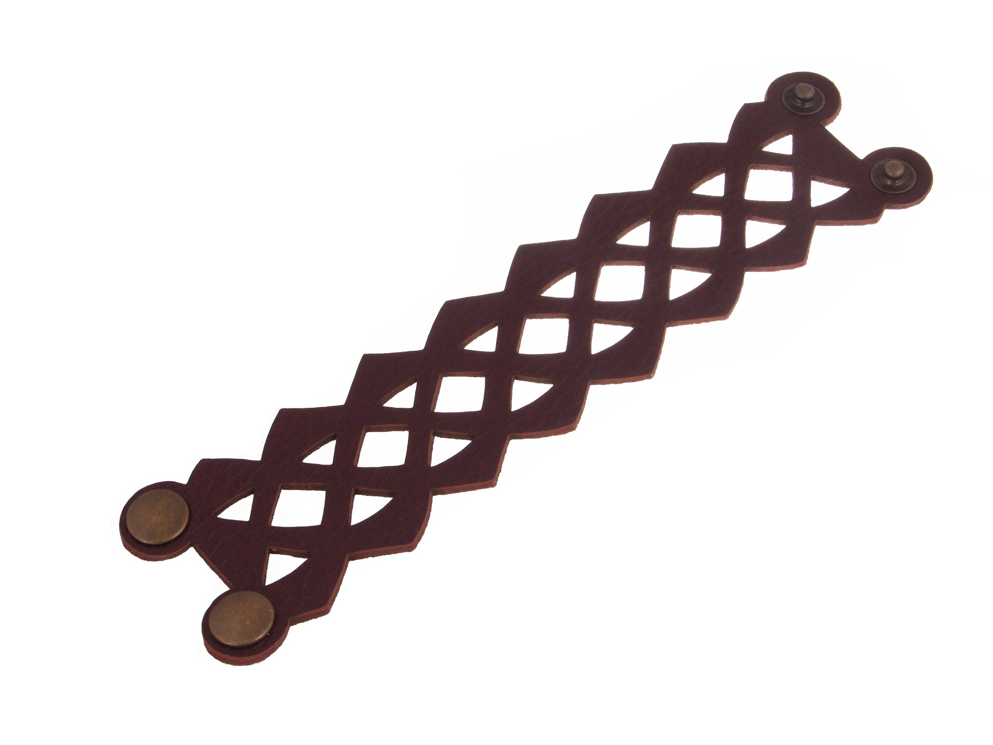 Laser Cut Leather Bracelet |  Celtic Pattern | Erica Zap Designs