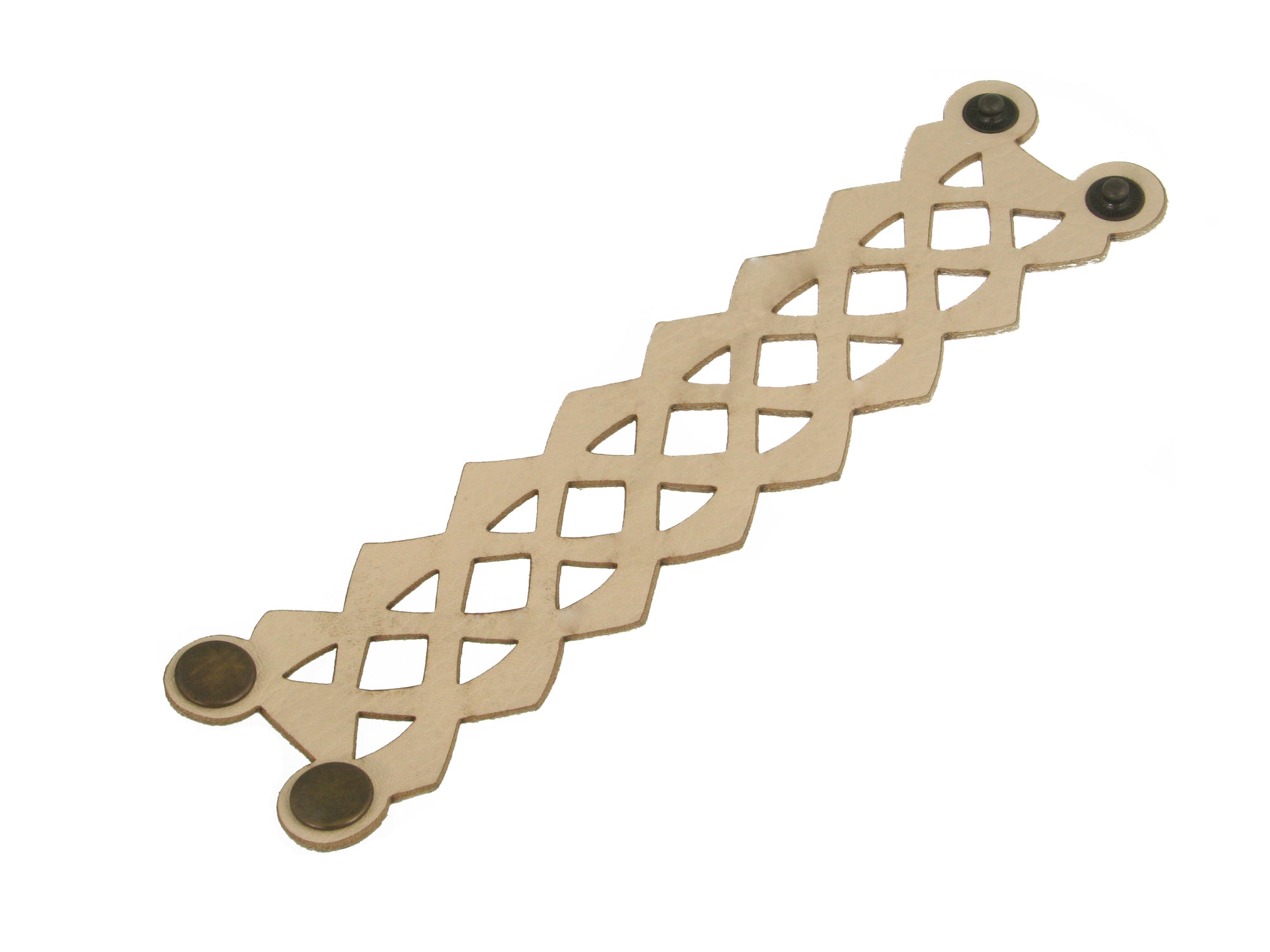Laser Cut Leather Bracelet |  Celtic Pattern | Erica Zap Designs