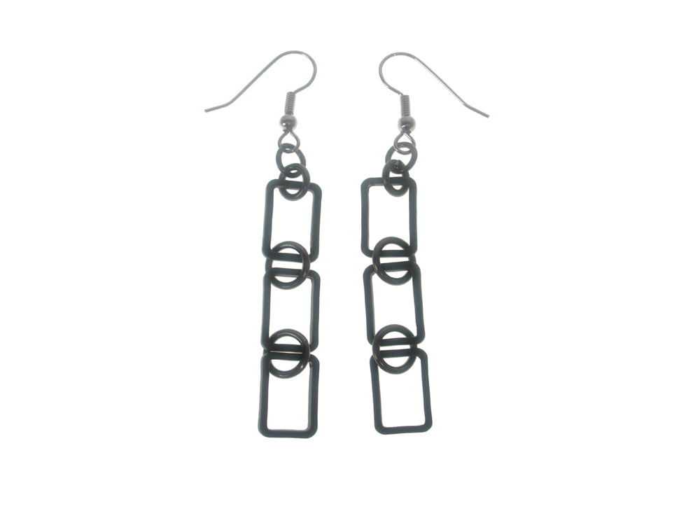 Triple Squares Earrings | Erica Zap Designs