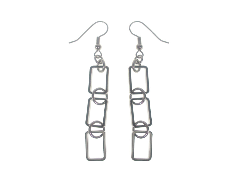 Triple Squares Earrings | Erica Zap Designs