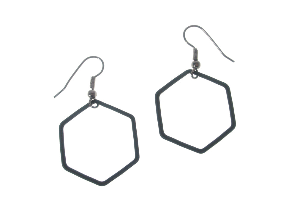 Hexagon Earrings | Erica Zap Designs
