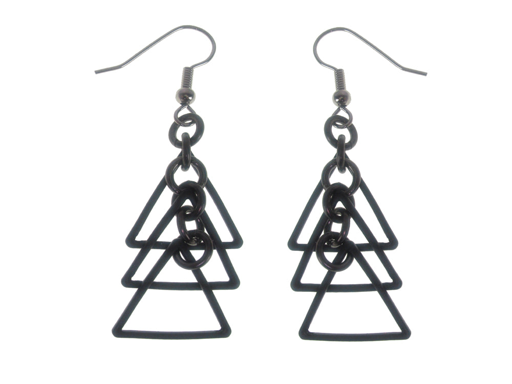 Triple Triangle Earrings | Erica Zap Designs