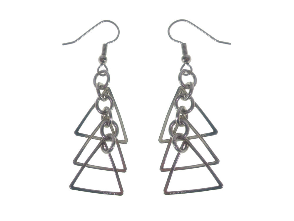 Triple Triangle Earrings | Erica Zap Designs