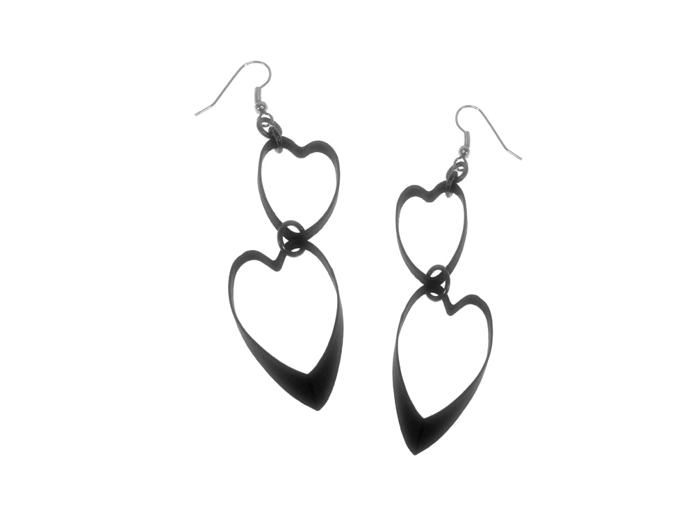 Double Heart Earrings | Erica Zap Designs
