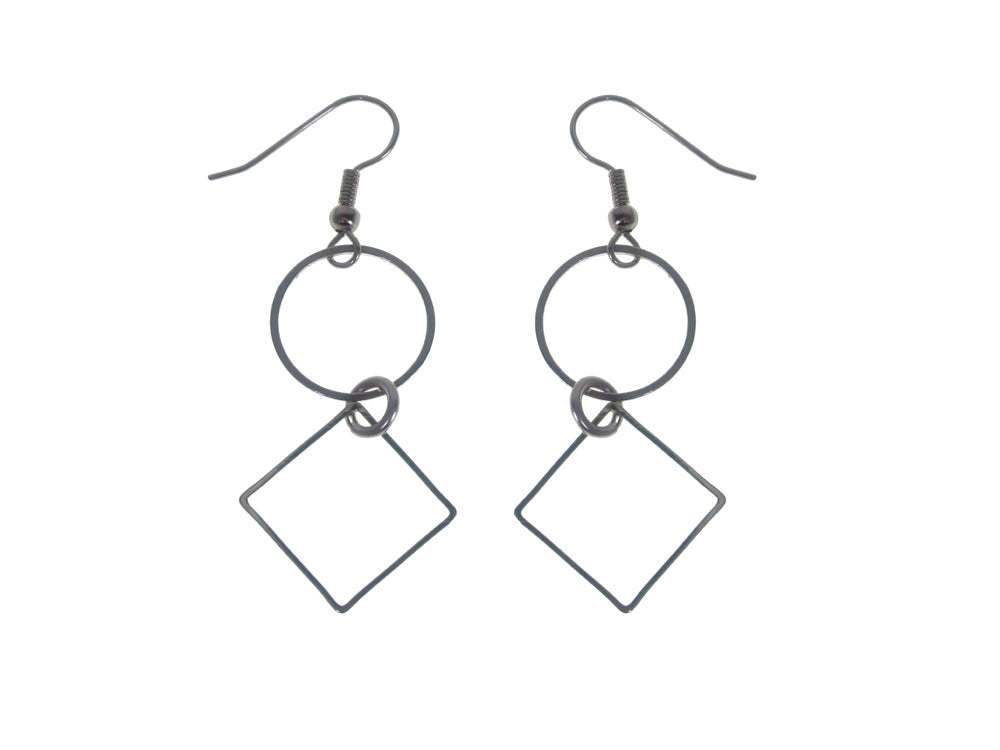 Circle and Square Earrings | Erica Zap Designs
