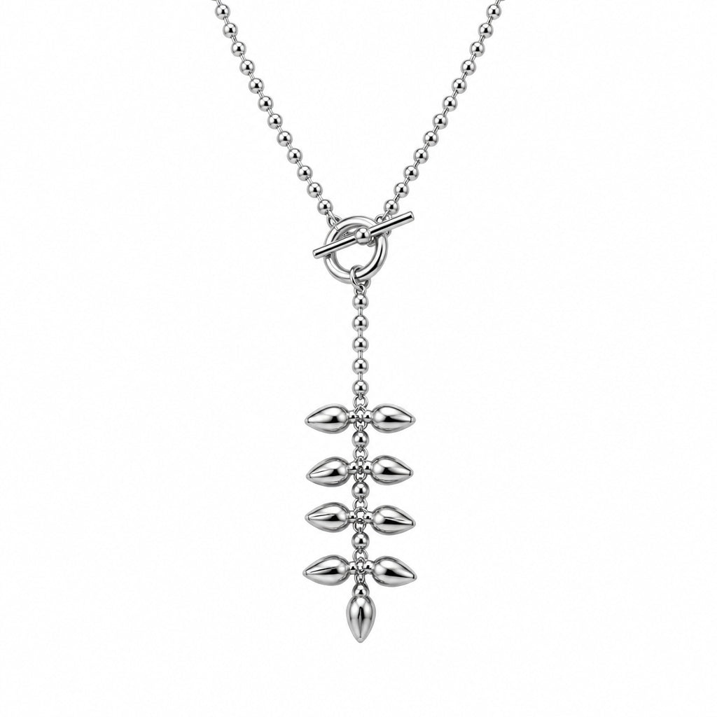 Bud Branch Y Sterling  Necklace | Erica Zap Designs