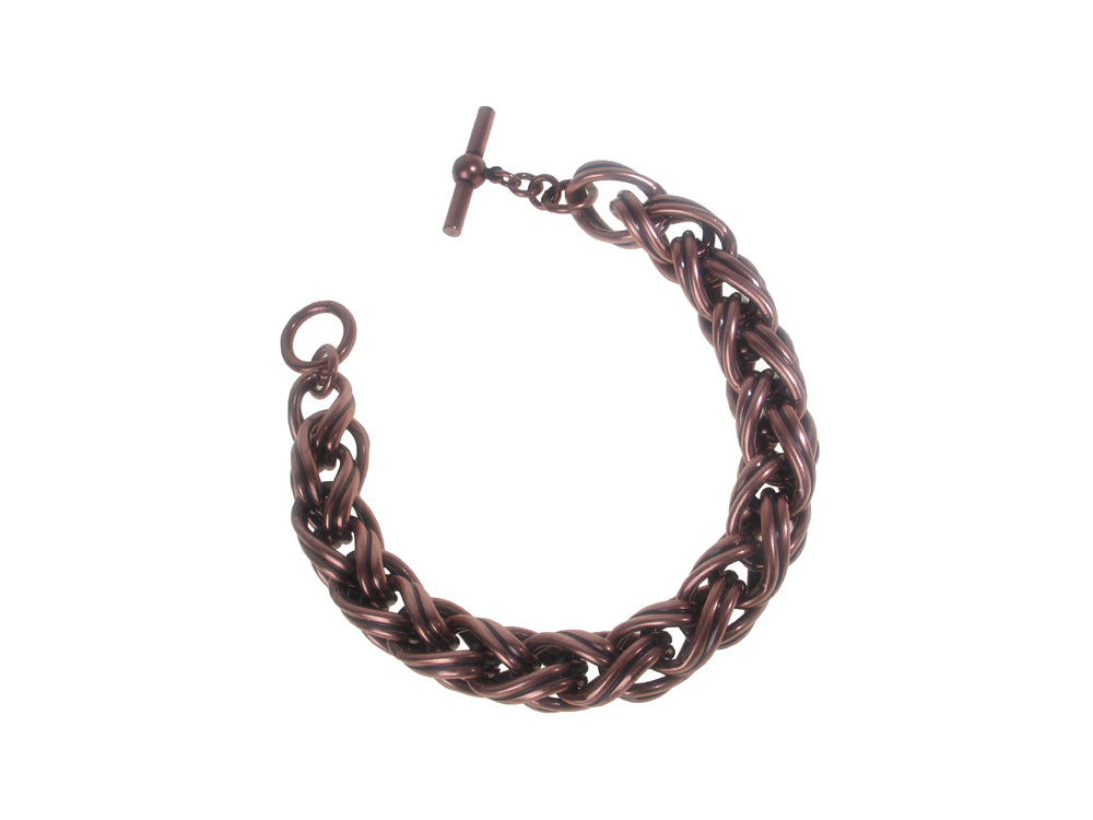 Men's Braided Link Metal Bracelet | Erica Zap Designs