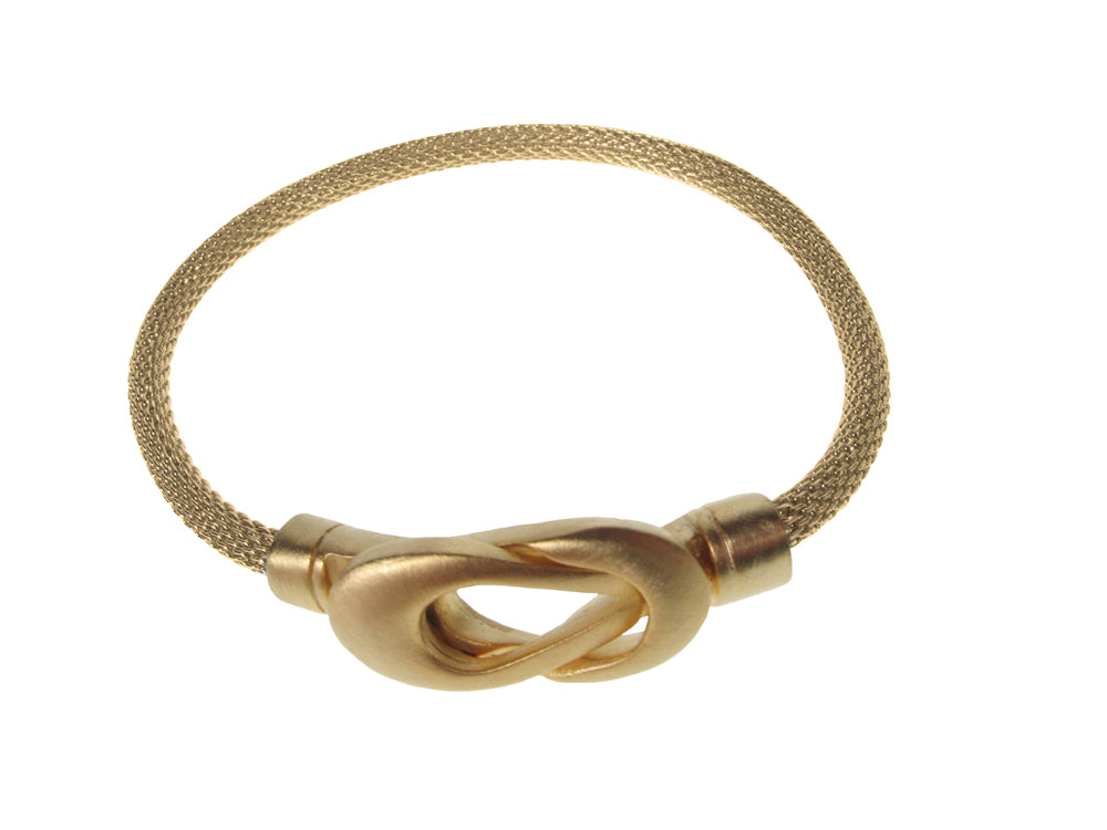 Mesh Bracelet with Infinity Loop Magnetic Clasp | Erica Zap Designs