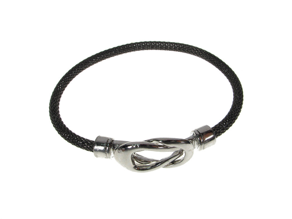Mesh Bracelet with Infinity Loop Magnetic Clasp - Erica Zap Designs