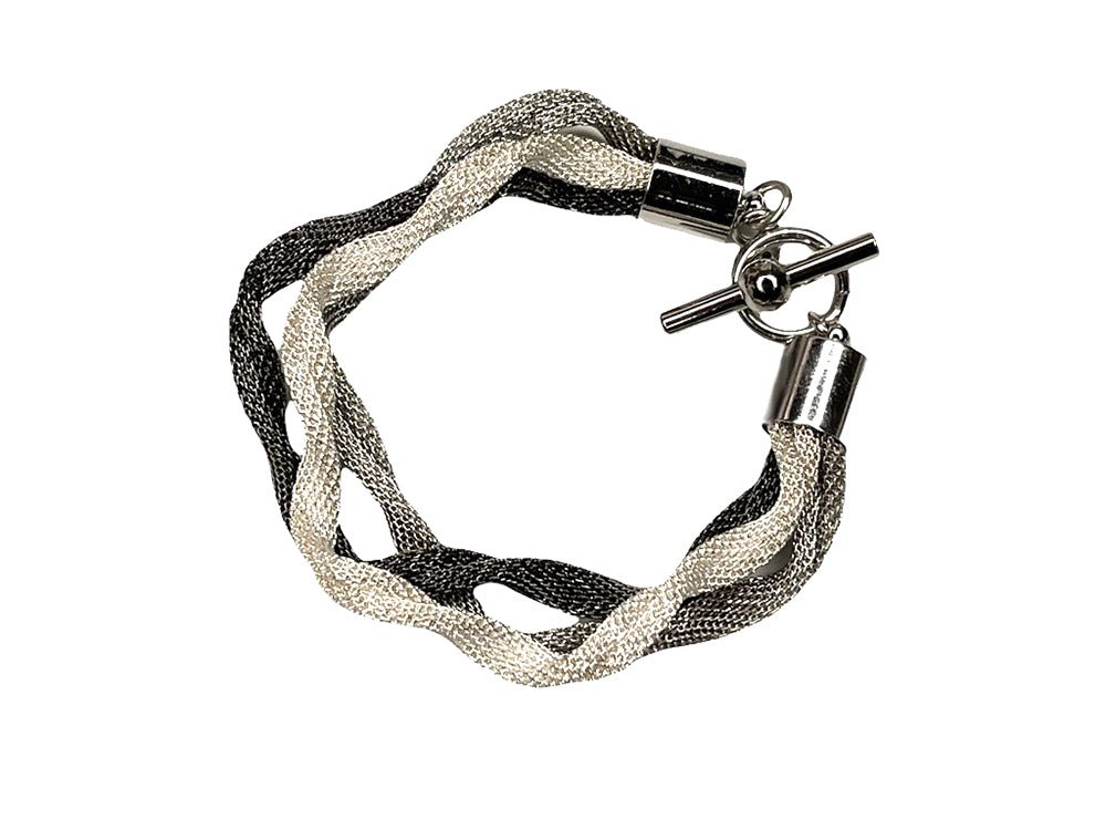 3-Strand Mesh Twist Bracelet | Erica Zap Designs