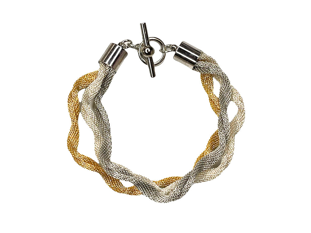 3-Strand Mesh Twist Bracelet | Erica Zap Designs