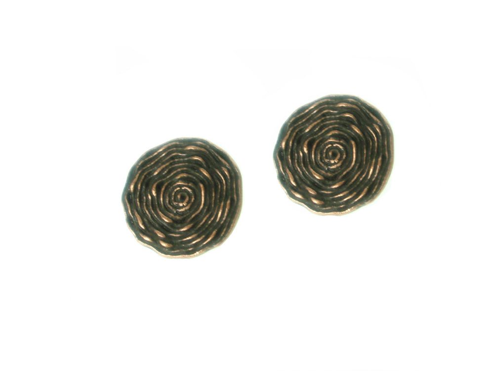Textured Spiral Earrings | Erica Zap Designs