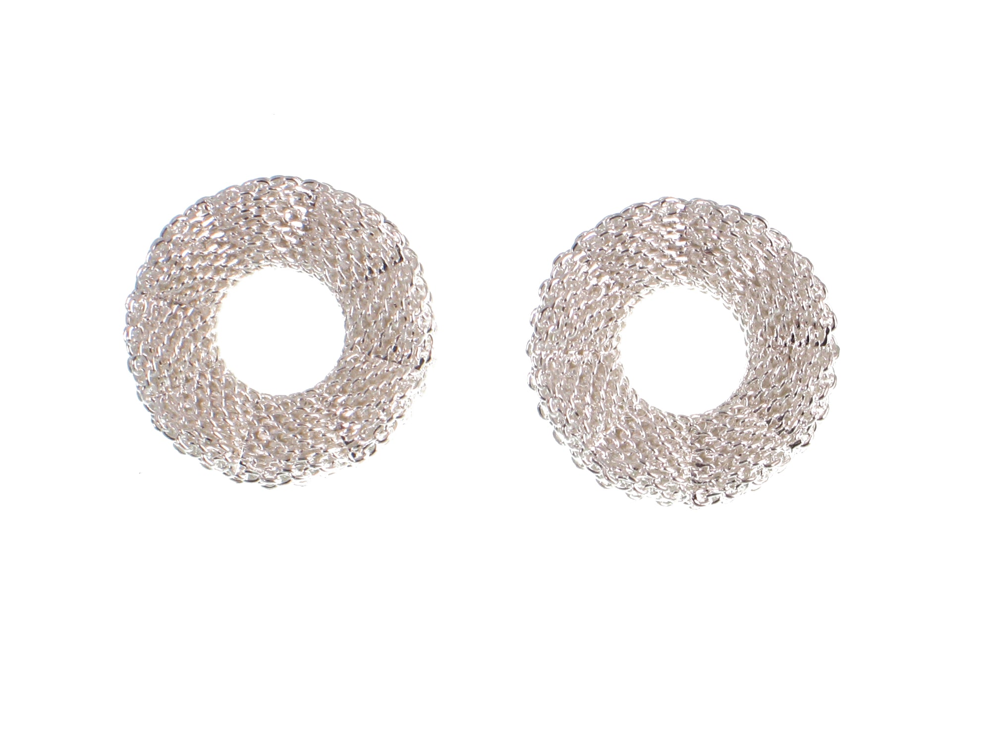 Small Textured  Mesh Earrings | Erica Zap Designs