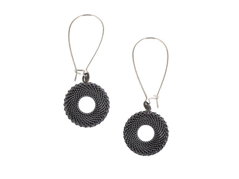 Mesh Circle Earrings | Erica Zap Designs