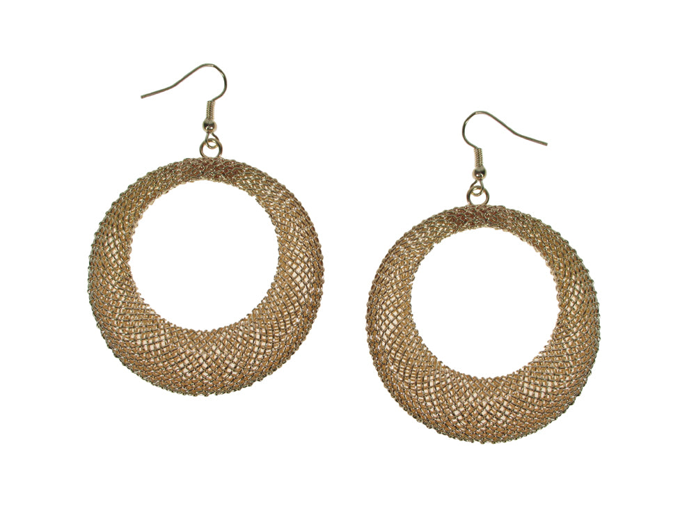 Large Circle Mesh Earrings | Erica Zap Designs
