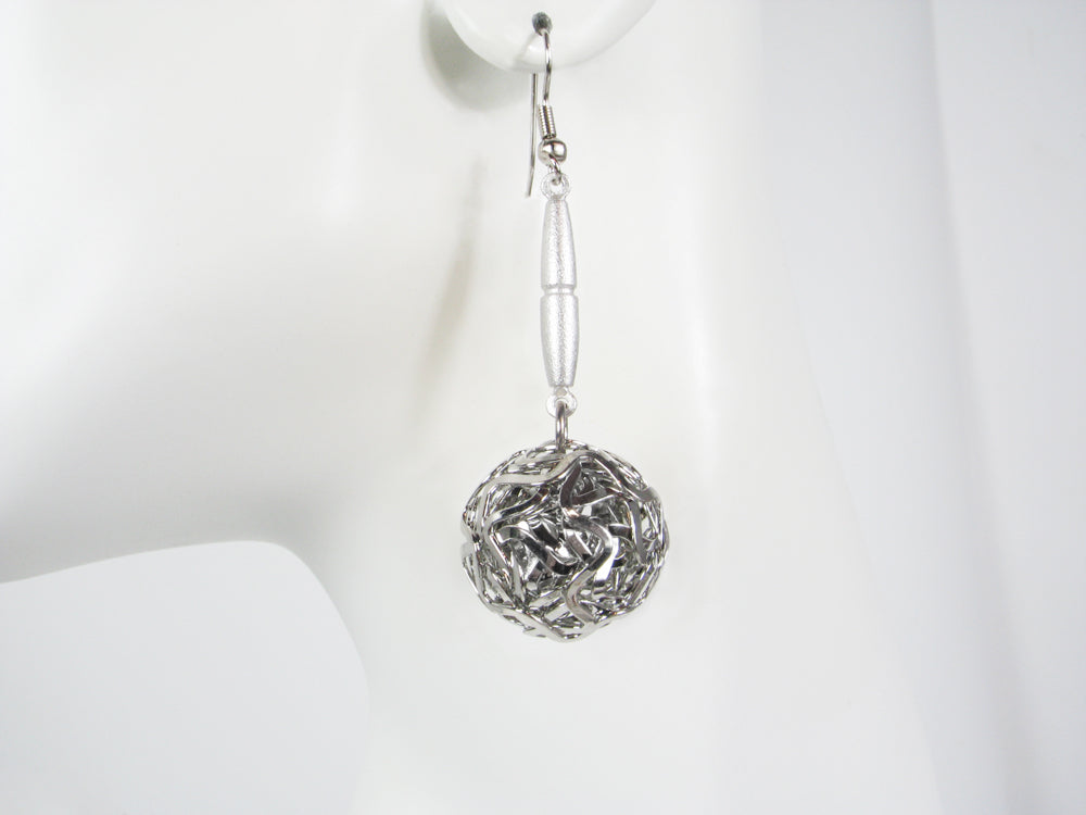 Wrapped Ball Drop Earrings | Erica Zap Designs