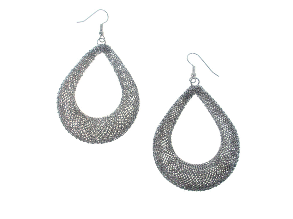 Large Teardrop Mesh Earrings | Erica Zap Designs