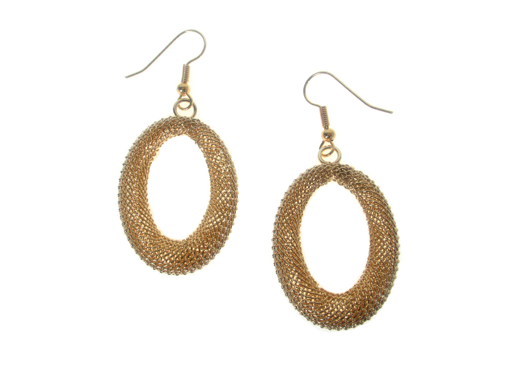 Small Oval Mesh Earrings | Erica Zap Designs
