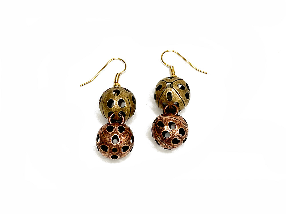 Double Sphere Earrings | Erica Zap Designs