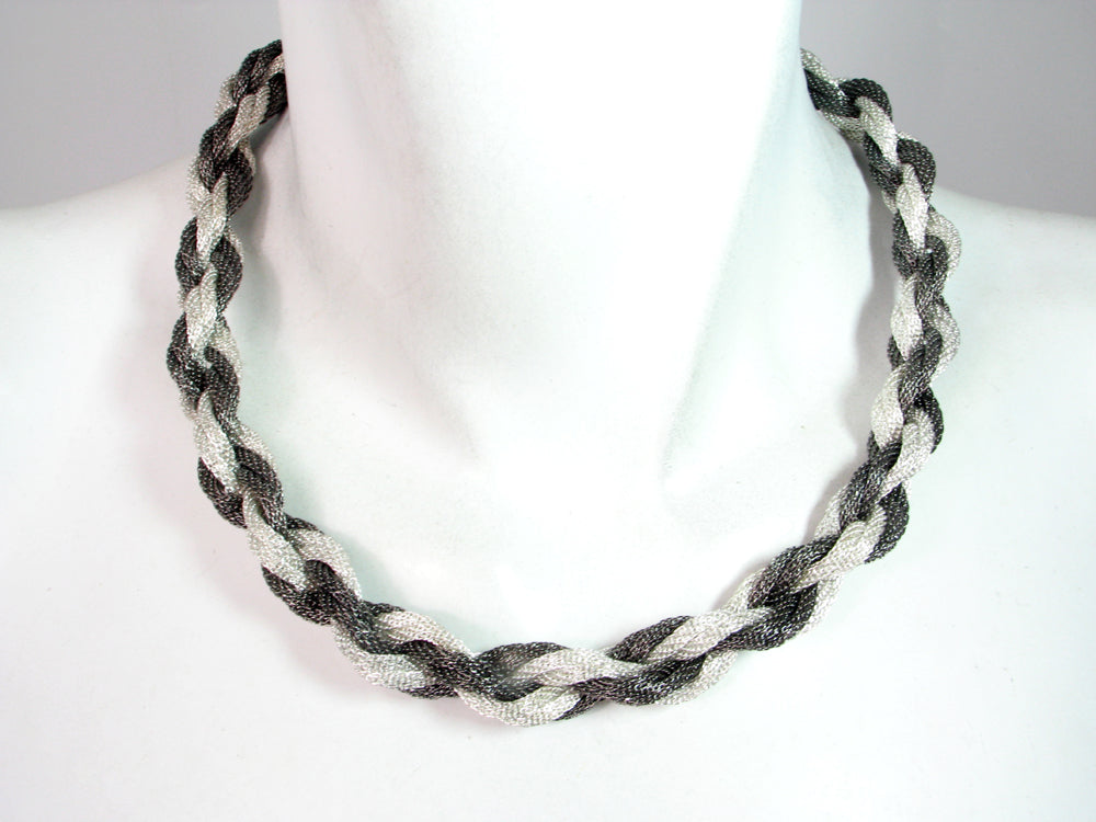 Braided Mesh Necklace | Erica Zap Designs