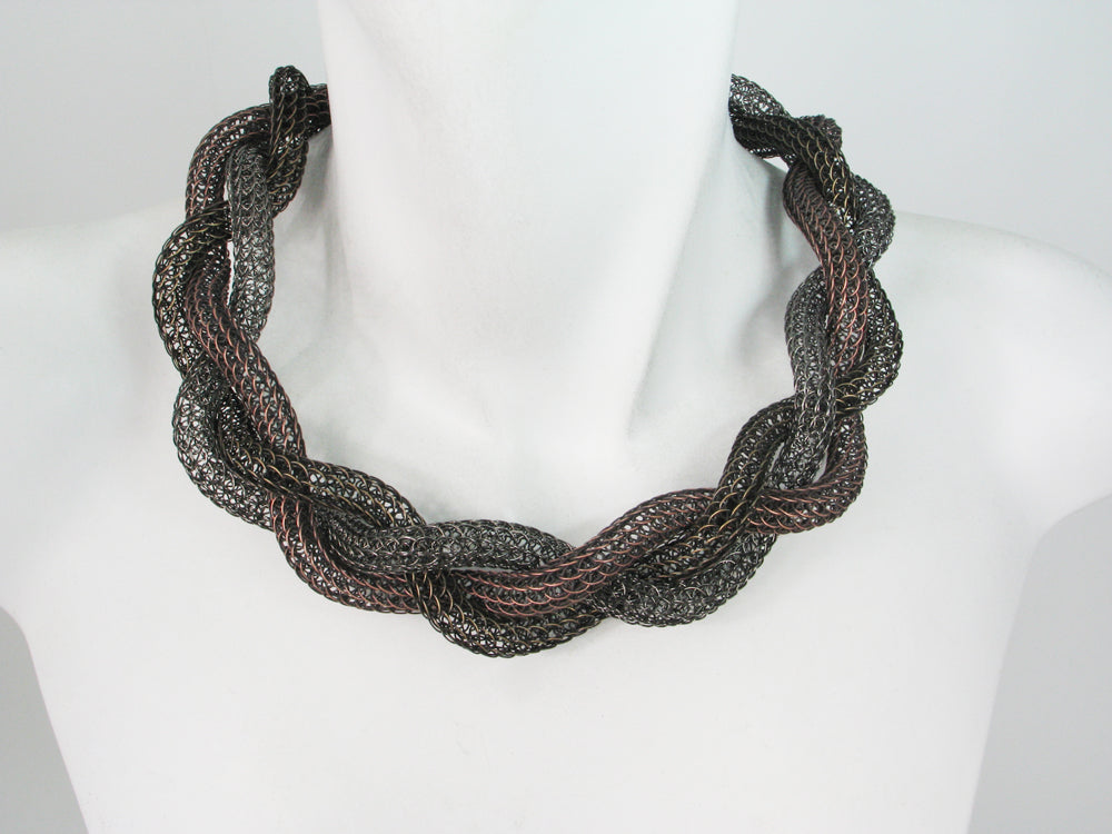 Large Braided Mesh Necklace | Erica Zap Designs