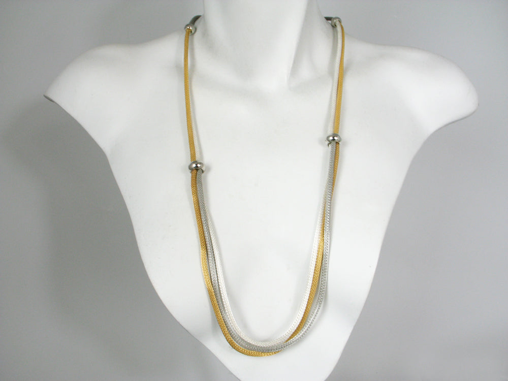 Multi Strand Mesh Necklace | Erica Zap Designs