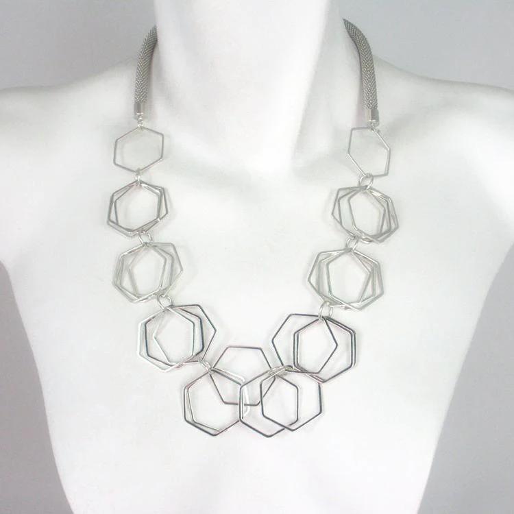 Hexagon Necklace | Erica Zap Designs