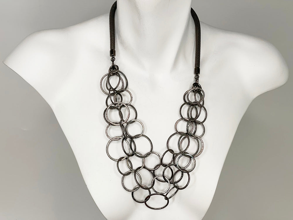 Circle 3 Strand Necklace | Erica Zap Designs