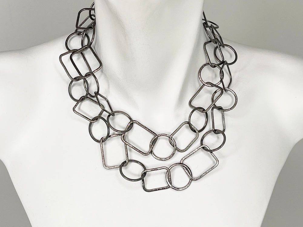 Geometric Link Necklace | Erica Zap Designs