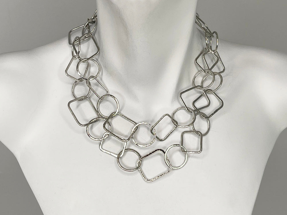Geometric Link Necklace | Erica Zap Designs