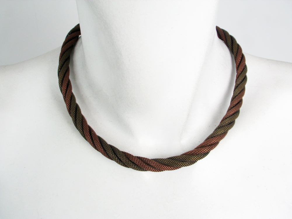 Medium Twisted Mesh Necklace | Erica Zap Designs